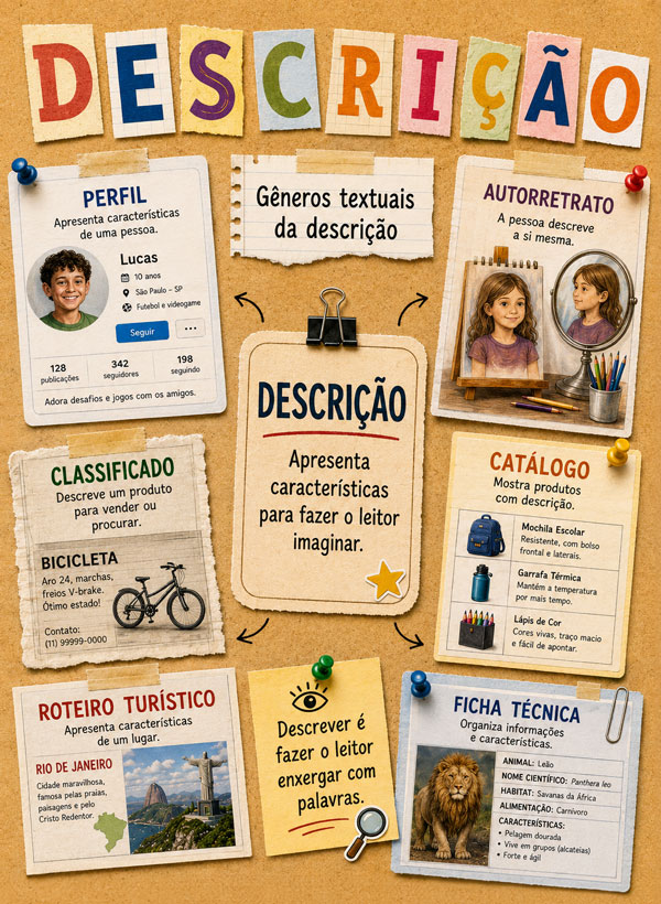kit-cartaz-papel-kraft-tipologias-textuais 2 Painel Descrição